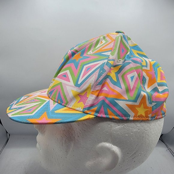 CLH Creating Limitless Heights Adults Small Medium Stars Allover Print Hat Cap - Picture 2 of 9